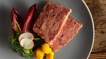 Ham Hock Terrine Sliced